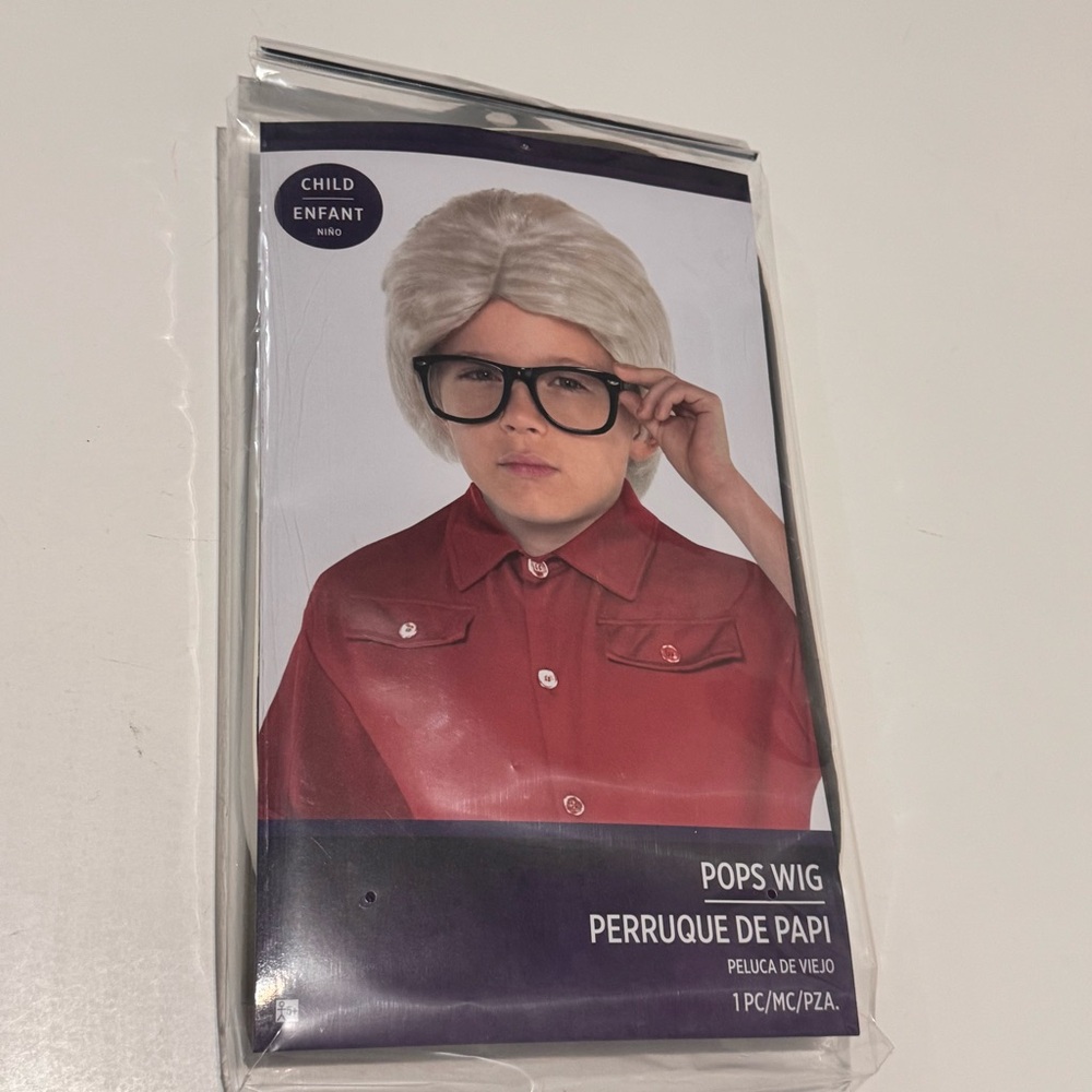 🌴 Child's Pops Wig Costume Set